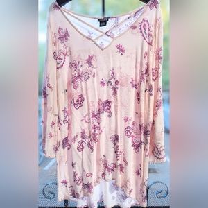 Torrid Pink Tunic Length Top